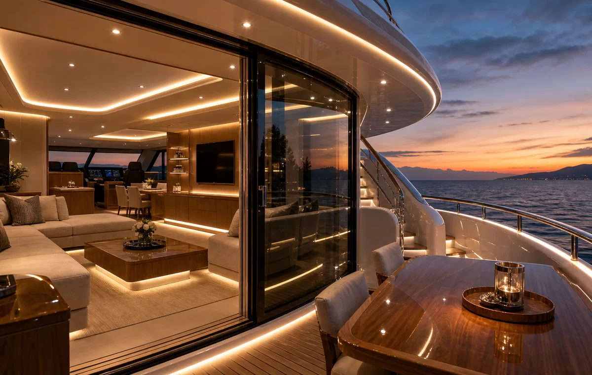 Marine and yacht LED strip lighting