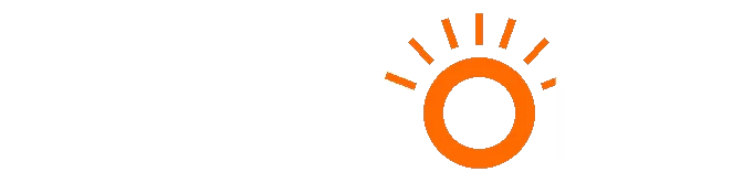 SUNCORE white brand logo for dark background